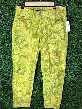 Anthropologie Pilcro The Wanderer High-Rise Botanical Print Pants - Size 27